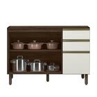 Balcão Pia Kali Premium 120cm 2 Portas E 3 Gavetas - Nicioli