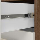 Balcão Pia Loá 2 Portas E 3 Gavetas Com Tampo Mdp - Nicioli