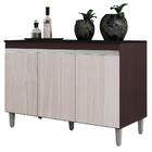 Balcão Pia Manu 120cm Com Tampo Mdp - Ajl Móveis