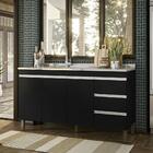 Balcão Pia Sem Tampo 147 Cm 3 Pt E 3 Gv 6300 Plla