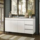 Balcão Pia Sem Tampo 147 Cm 3 Pt E 3 Gv 6300 Plla