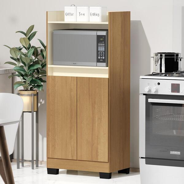 Balcão Pitsburgo Com 2 Portas Mel Pérola