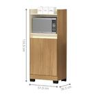 Balcão Pitsburgo Com 2 Portas Mel Pérola