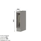 Balcão Porta Toalha Americana Cinza