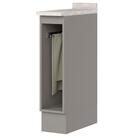 Balcao Porta Toalha Tampo 20cm C362 Americana Branco Calcare
