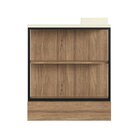 Balcão Prateleira 80cm Cozinha Viena Freijó/grafite