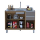 Balcão Premium 1.20 Freijó/connect - Vitamov