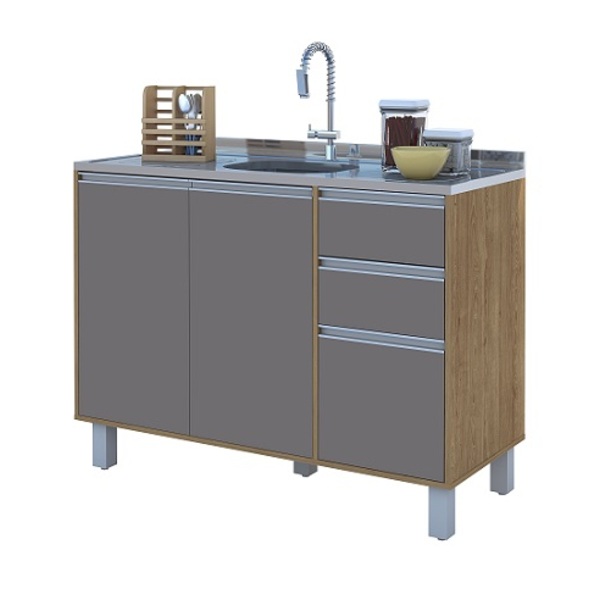 Balcão Premium 1.20 Freijó/connect - Vitamov