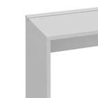 Balcão Recepção 120cm Alto Escritório Marrom Fresno