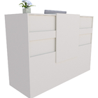 Balcão Recepção Caixa 150cm Branco - Linha Premium - Mod 1.1