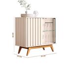 Balcão Retrô Com 2 Portas 92cm Pérola Ashley Shop Jm