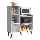 Balcão Retrô Para Forno E Microondas Com Fruteira Multimóveis