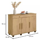 Balcão Rubi Cinamomo  - Rv Móveis