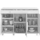 Balcão Rubi Off White - Rv Móveis