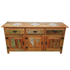 Balcão Rústico Bento Em Madeira De Demolição - Cód 2297