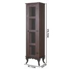 Balcão Rústico Com Torre Imbuia D161 E D120 Denk