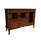 Balcão Rústico Em Madeira Maciça Denk Imbuia