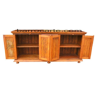 Balcão Rústico Leme Em Madeira De Demolição - Cód 681