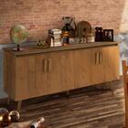 Balcão Rústico Madeira Maciça Imbuia New Shop Jm