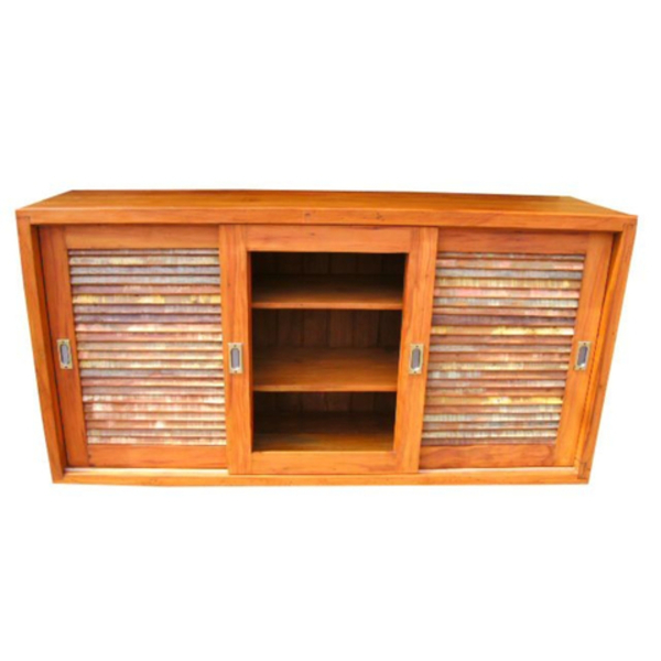 Balcão Rústico Madri Em Madeira De Demolição - Cód 1244