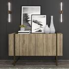 Balcão Sala De Jantar Para Buffet Habitat Madeirado E Tubos O