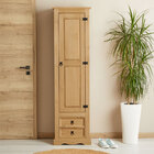 Balcão Sapateira Madeira Maciça 2 Gavetas 8 Nichos Rústico -