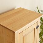 Balcão Sapateira Madeira Maciça 2 Gavetas 8 Nichos Rústico -