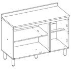 Balcão Sem Tampo 120cm 2 Portas 3 Gavetas 3074.16 100% Mdf Ka