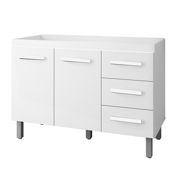 Balcao Sem Tampo Para Pia 120cm 9110 Mobbs