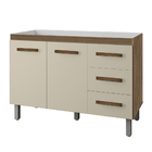 Balcao Sem Tampo Para Pia 120cm 9110 Mobbs