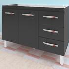 Balcao Sem Tampo Para Pia 120cm 9110 Mobbs