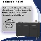 Balcao Sem Tampo Para Pia 120cm 9430 Branco Mobbs