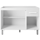 Balcao Sem Tampo Para Pia 120cm 9430 Branco Mobbs