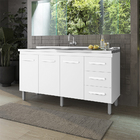 Balcao Sem Tampo Para Pia 150cm 9130 Mobbs