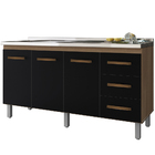 Balcao Sem Tampo Para Pia 150cm 9130 Mobbs