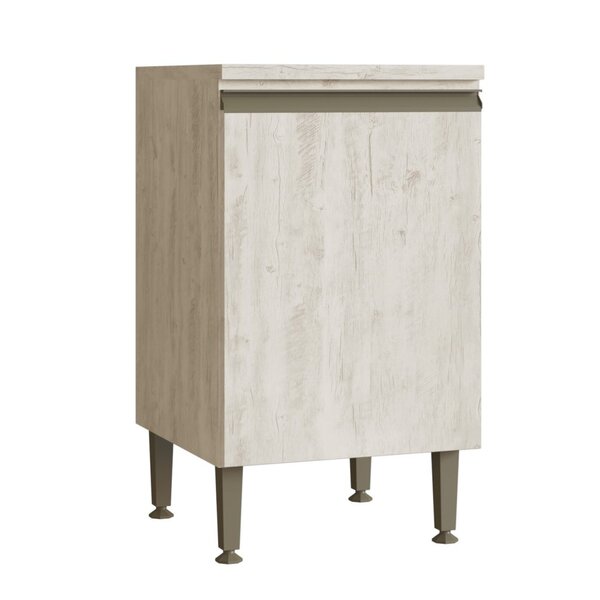 Balcão Simples 1 Porta 50cm Greta Crema