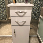 Balcão Simples De Banheiro Armario Móvel Mesa Auxiliar De Lav