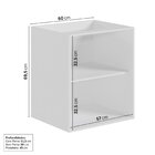 Balcão Suspenso 2 Portas 60cm Sem Tampo Ipanema Cabecasa Made