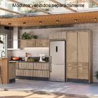 Balcao Tampo 2g Vidro 80cm Mdf Kali 16415 Nicioli