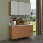 Balcao Tampo Armario Aereo 120 Cm Cz31 Tecno Mobili