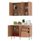 Balcao Tampo Armario Aereo 120 Cm Cz31 Tecno Mobili