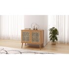 Balcão Tela 91cm 2 Portas Freijo