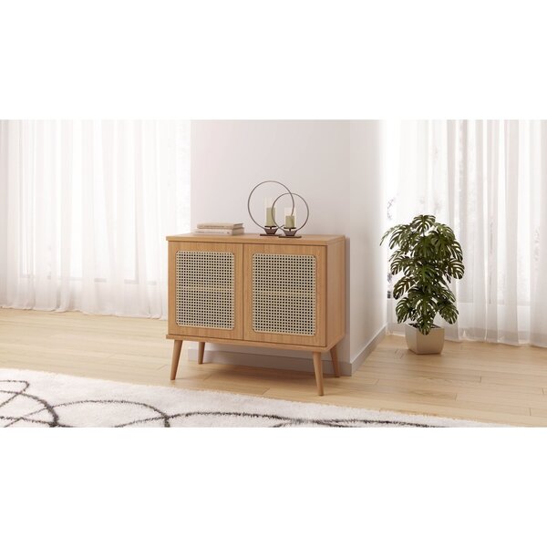 Balcão Tela 91cm 2 Portas Freijo