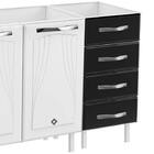 Balcao Telasul Star 1,60m 3 Pts 4 Gv S/tampo - 816114-02 - Pc