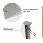 Balcão Toalheiro 15cm Arizona Cabecasa Madeiraoriginals Branco