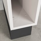 Balcão Toalheiro 15cm Com Tampo E Rodapé Ipanema Cabecasa Mad