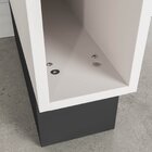 Balcão Toalheiro 15cm Com Tampo E Rodapé Ipanema Cabecasa Mad