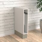 Balcão Toalheiro 15cm Sem Tampo E Com Rodapé Ipanema Cabecasa