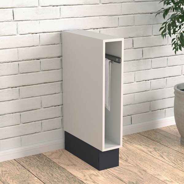 Balcão Toalheiro 15cm Sem Tampo E Com Rodapé Ipanema Cabecasa