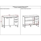 Balcão Urbane Com Tampo Freijó/freijó